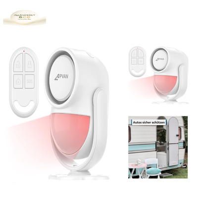 CPVAN Bewegungsmelder Alarm CP2-Pro 125 dB Fernbedienung