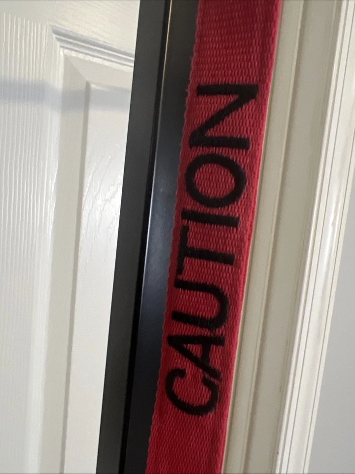 Поводок для собаки Dexil красный с предупреждением о словах на поводке - Изображение 4 из 4