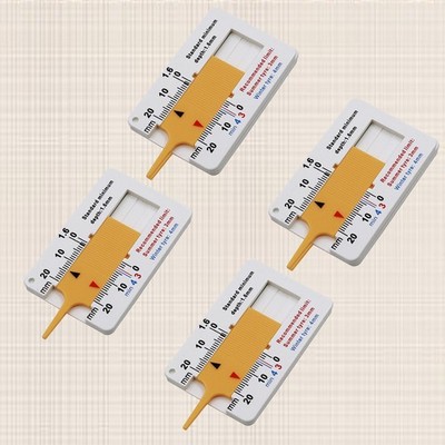 2 Pack Autoreifen Profiltiefenmesser Reifentiefenmesser Reifenmessertiefe
