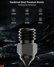 CR-6 SE Ender-3 S1 HighQuality Hardened Steel Nozzle - Wear-resistant Spray Head