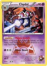 Holofoil - Team Magma's Claydol - 11/34 - LP - Double Crisis