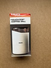Vintage Krups Touch Top Coffee Mill Grinder 208 Made in France NEW IN BOX