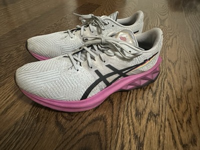 Asics Novablast FF Blast Gray Purple Running Shoes 1012B006 - Women's Size 11.5