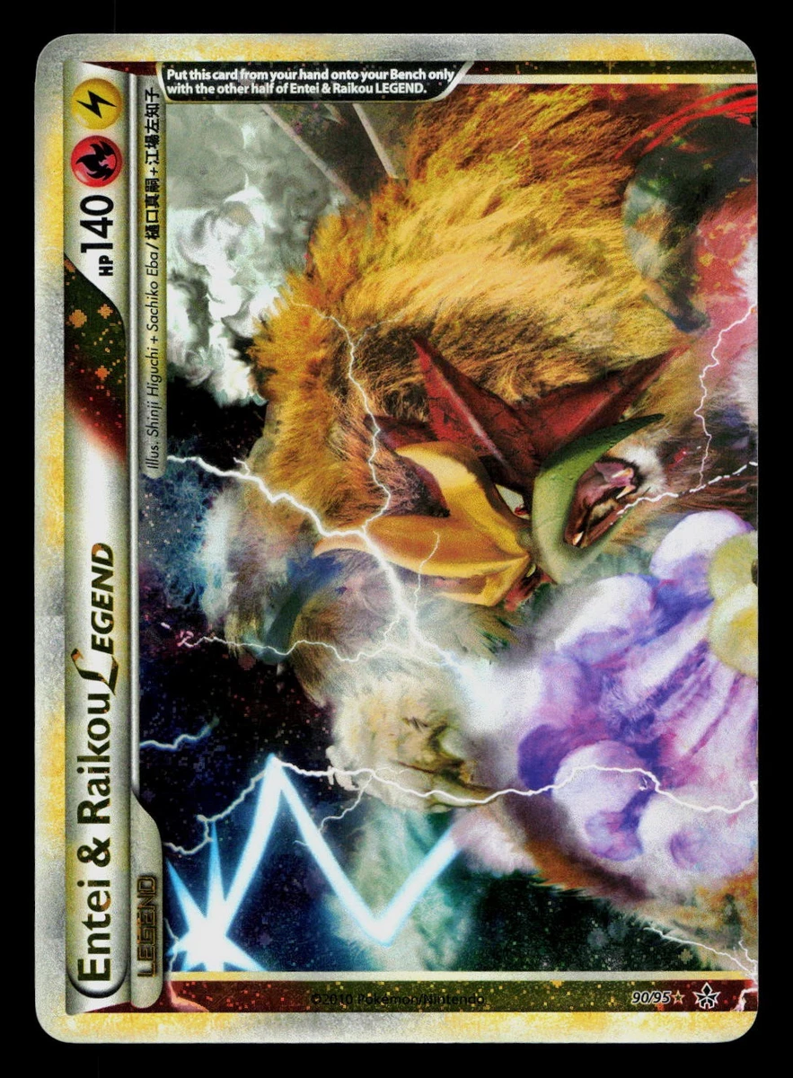 Entei & Raikou Legend 90/95 Unleashed for sale | eBay