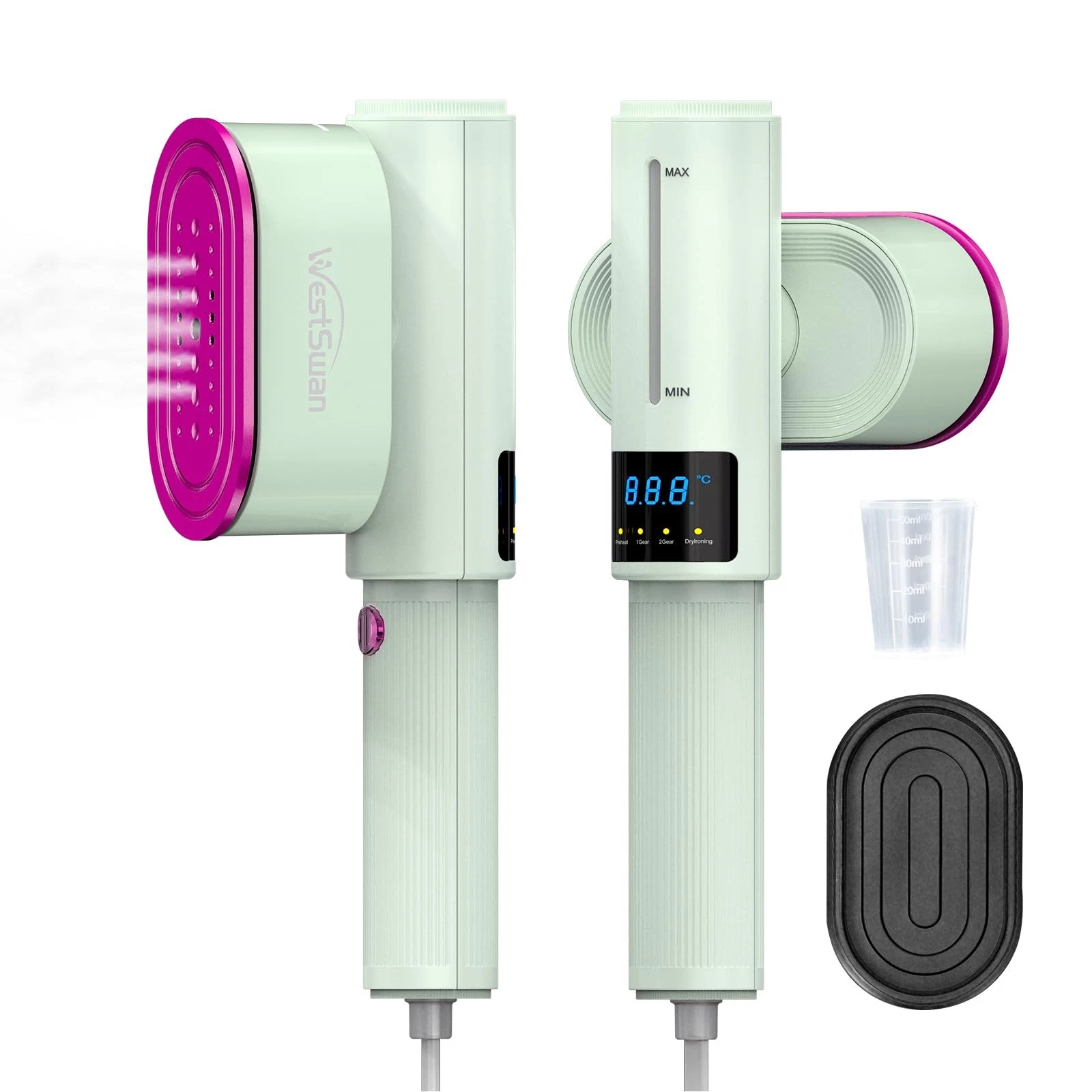 Portable Travel Steamer for Clothes, Fast Wrinkle Remover Garment Steamer for
Opens in a new window