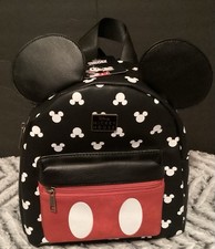 Mickey Mouse Mini Backpack with 3D Ears  all over print Disney.