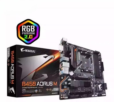 For Gigabyte B450 AORUS M AMD AM4 DDR4 M-ATX Motherboard Tested