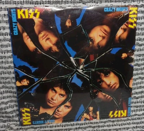 KISS CRAZY NIGHTS Factory Sealed 1987 Mercury LP Vintage Vinyl BMG Club New!