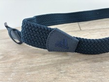 Adidas Braided Wave Stretch Golf Universal Belt Blue M/L 45 GQ6884 Mens Womens