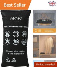 Compact 1KG Reusable Dehumidifier for Cars & Homes - Adjustable Humidity Control