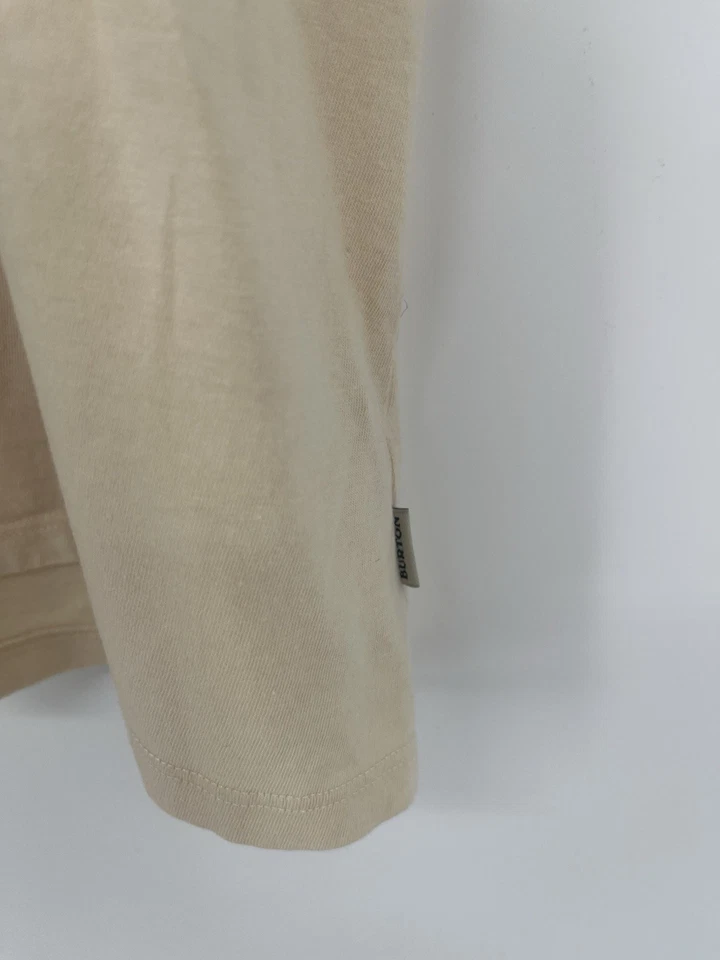 Camiseta Burton Clásica Manga Corta Crema Brulee Mujer Algodón Orgánico Nieve Foto 3 de 4