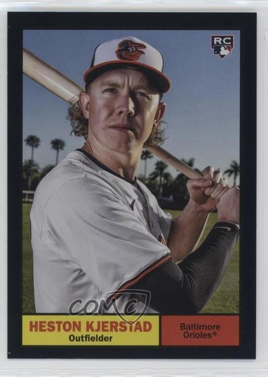 2024 Topps Archives 1961 Topps Black Foilboard Heston Kjerstad #11 11qi