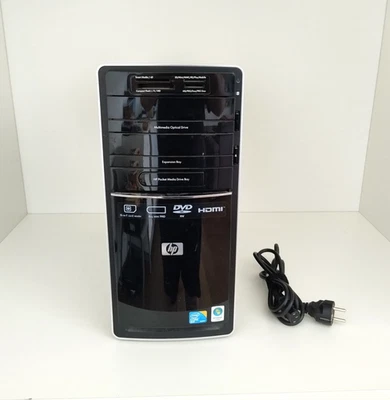 Pc HP Tower Intel 2,33 GHz Ram 4 Gb SSD ATI 512 desktop Windows 10 pro - Imagen 1 de 4
