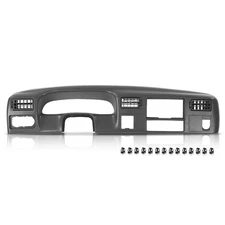 Fit For 99-04 Ford F250 F350 Dash Instrument Cluster Radio Trim Bezel Dark Gray