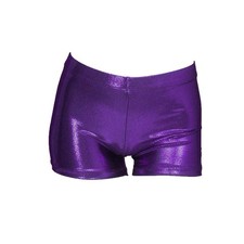 Aosva Little Big Girls Tumbling Dance Shorts GIRLS Size 4-5 Purple Sparkle
