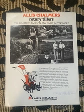 Allis Chalmers Rotary Tillers Brochure 