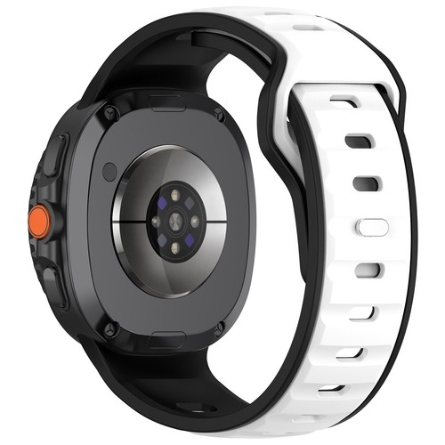 Bracelet sport en silicone bicolore pour Samsung Galaxy Watch8 Classic - Photo 30 sur 64