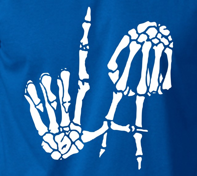 kobe bryant skeleton hand shirt
