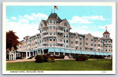 Postcard Samoset Hotel Rockland Maine