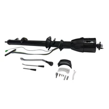 New Universal Black 35" Column Shift Tilt Steering Column W/O Wheel Adapter