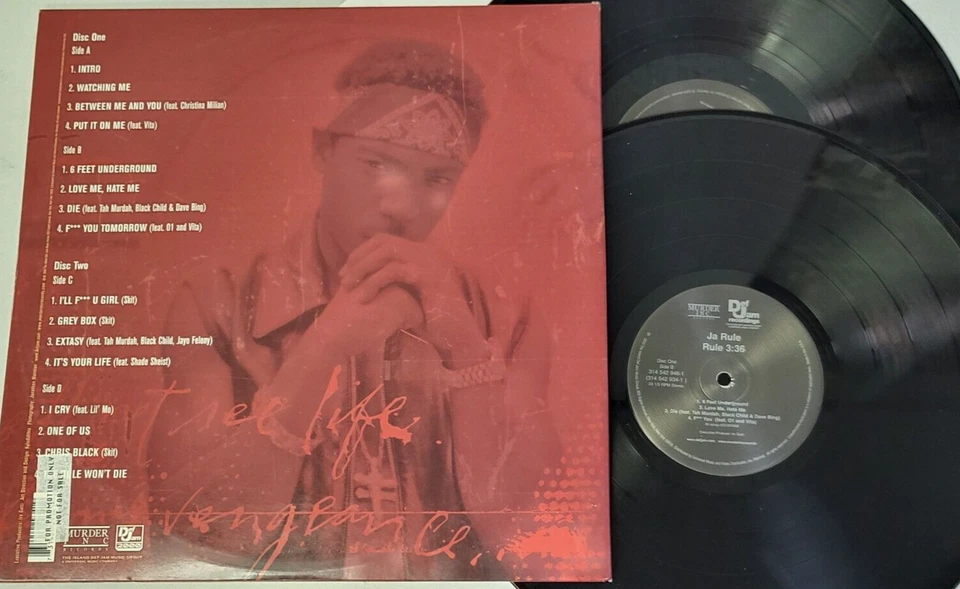 Ja Rule 2 Double LP's - Rule 3:36 (pa) / The Last Temptation (edited) Promo - Image 4 of 4