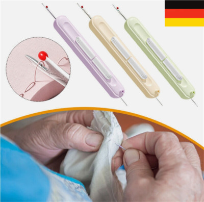 2 in 1 Needle Threader Seam Ripper Hand Sewing Needle Threader For Embroidery'.