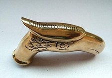 Vintage Brass Eagle Head Only Handle For Victorian Wooden Walking Stick Cane