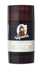 Dr Squatch Deodorant Birchwood Breeze All-Natural Aluminum Free Charcoal Probio