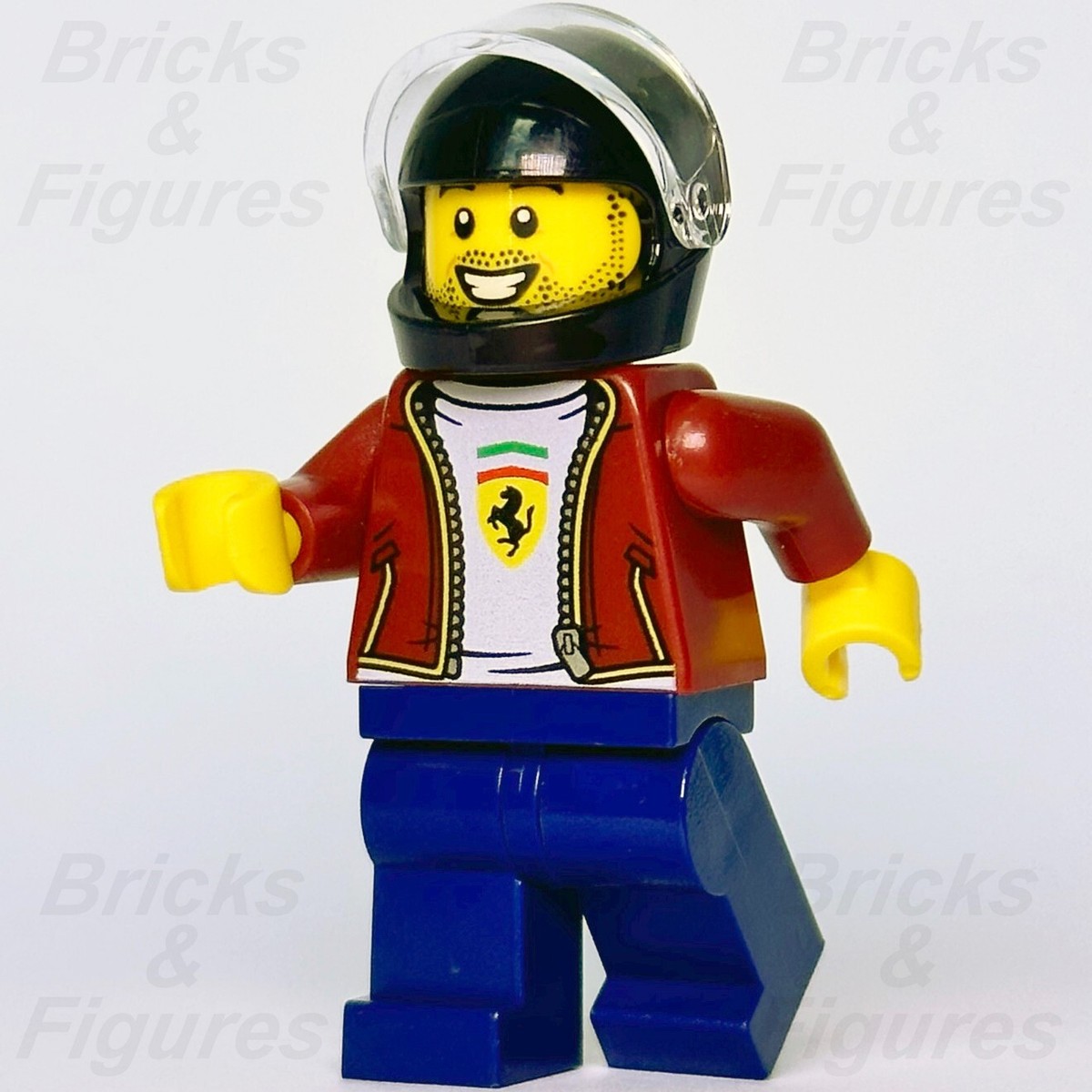 LEGO® Speed Champions Ferrari F8 Tributo Driver Minifigure Racing
