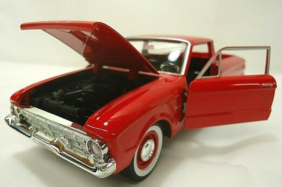 モーターマックス 1/24 1960 フォード ランチェロ RED 1/24 Scale Die-Cast 1960 Ford Ranchero Red Motor Max