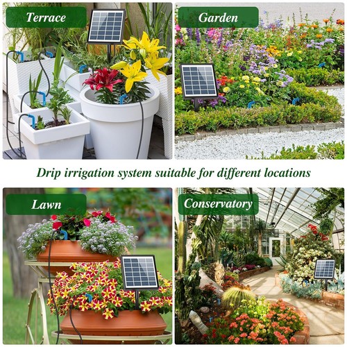 Solar Automatische Bewässerungssystem für Garten, Balkon,Greenhouse Pflanzen - Bild 20 von 20