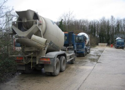 Foto 6x4 Transportbetonmischer an ihrem freien Tag Basingstoke At a rea c2008