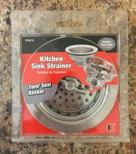 Keeney K5410 Leakproof Turn-To-Seal Stainless Steel Kitchen Sink Strainer Basket