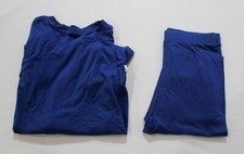 Wildflower Baby Unisex Kid's Long Sleeve Pajama Set CA4 Pacific Blue Size 8T NWT