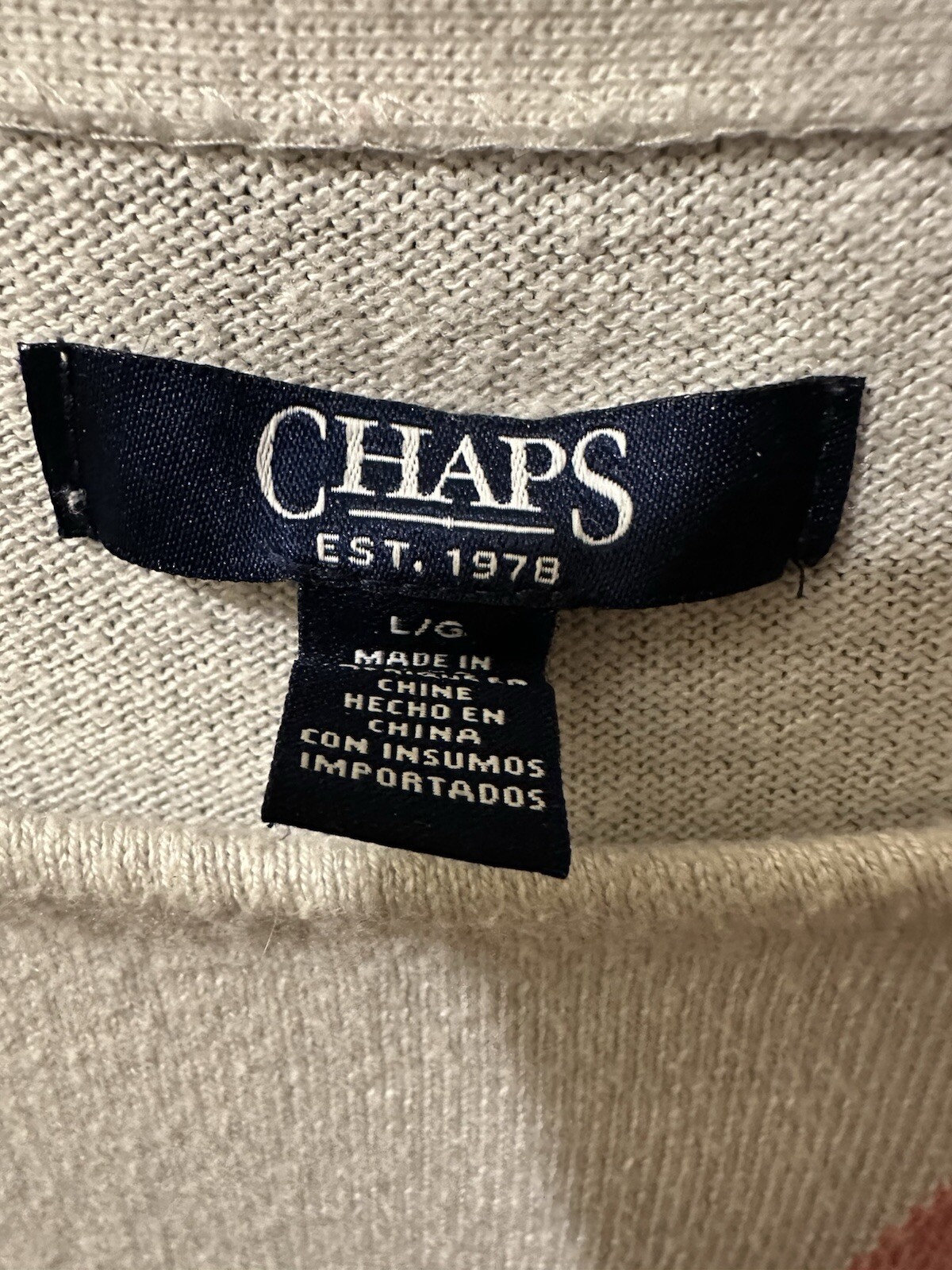 CHAPS Women's Multicolored Pattern Festive lightw… - image 3