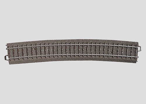 Marklin 24912 HO-C CURVED TRACK- R1.114 / 12.1° - AC - 2 Pieces Wide Radius - Picture 2 of 5