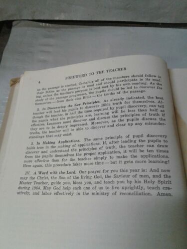 ROZELL'S COMPLETE LESSONS 1964 COMMENTARY ON INTERNATIONAL BIBLE LESSONS BOOK - Picture 5 of 12