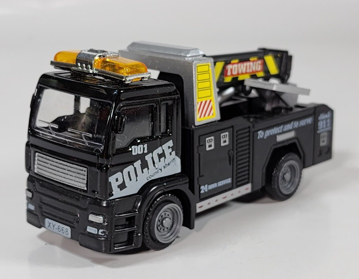 Police Sheriff Tow Truck Wrecker COE Diecast And Plastic