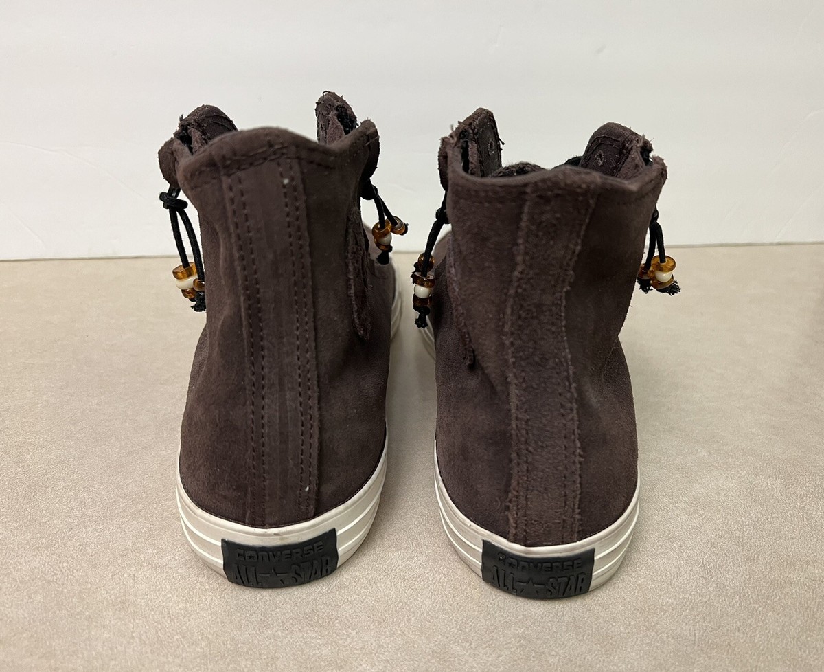 Converse All Star Double Zip Dark Brown Suede Hi Top Sneaker Converse All Star Double Zip Dark Brown Suede Hi Top Sneaker