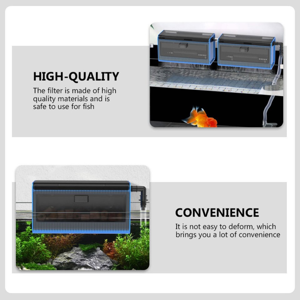 Fish Tank Water Quality Filter Aquarium Boxes Purifier for Pond