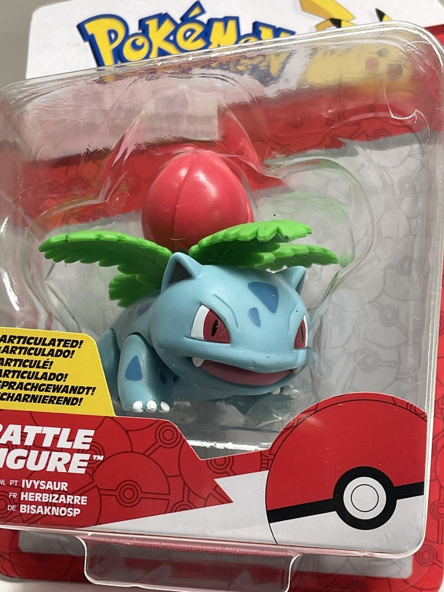 NEW Jazwares 97887 Pokemon 3-Inch IVYSAUR Articulated Battle