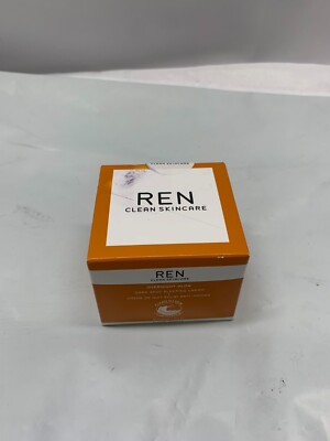 REN Overnight Glow Dark Spot Sleeping Cream Radiance Clean Vegan- 1.7oz/50ml*New