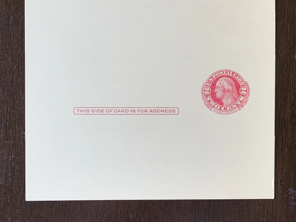 EARLY U.S. POSTAL CARD 2C GEORGE WASHINGTON WITH 2C MARTHA WASHINGTON REPLY CARD - Image 4 of 4