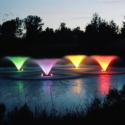 Kasco VFX Series Aerating Pond Fountain with LED Lights (LED3C11) - 3/4 HP 120V
