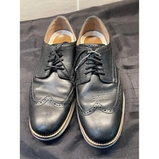 Cole Haan Grand OS Wingtip Oxford Dress Shoes Black Leather Lace Up
