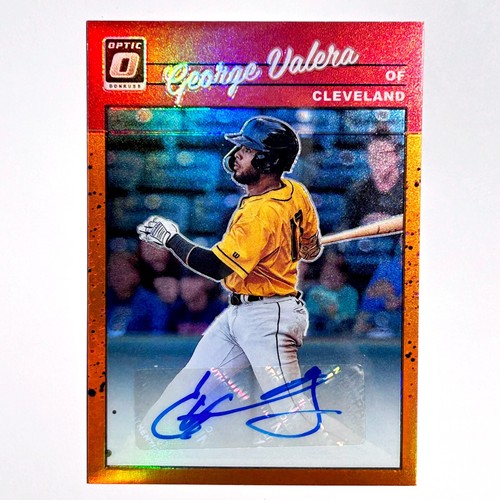 George Valera [Orange] #1990-GV 2023 Panini Donruss Optic Retro 1990 Signatures card
