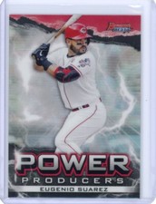2020 Bowmans Best Eugenio Suarez Power Producers Refractor - Cincinnati Reds