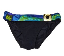 Bleu Rod Beattie Women's Bikini Bottom 8 NWT Banded Navy Retail 59 New