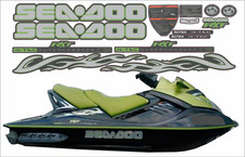 SEADOO RXT 215 2006 Graphics / Decal / Sticker Kit  GREEN & GREY