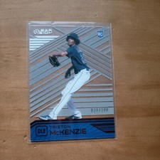 Triston McKenzie 2021 Chronicles Clear Vision Red Parallel /100 Guardians RC